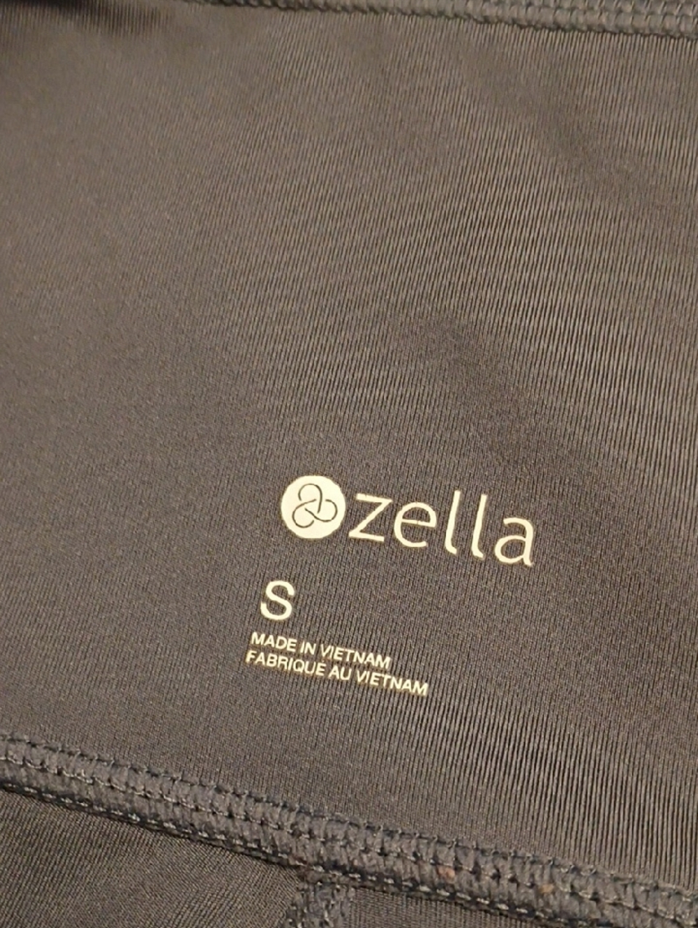 Zella Slate Blue Laser-Cut Cropped Leggings - Picture 2 of 16